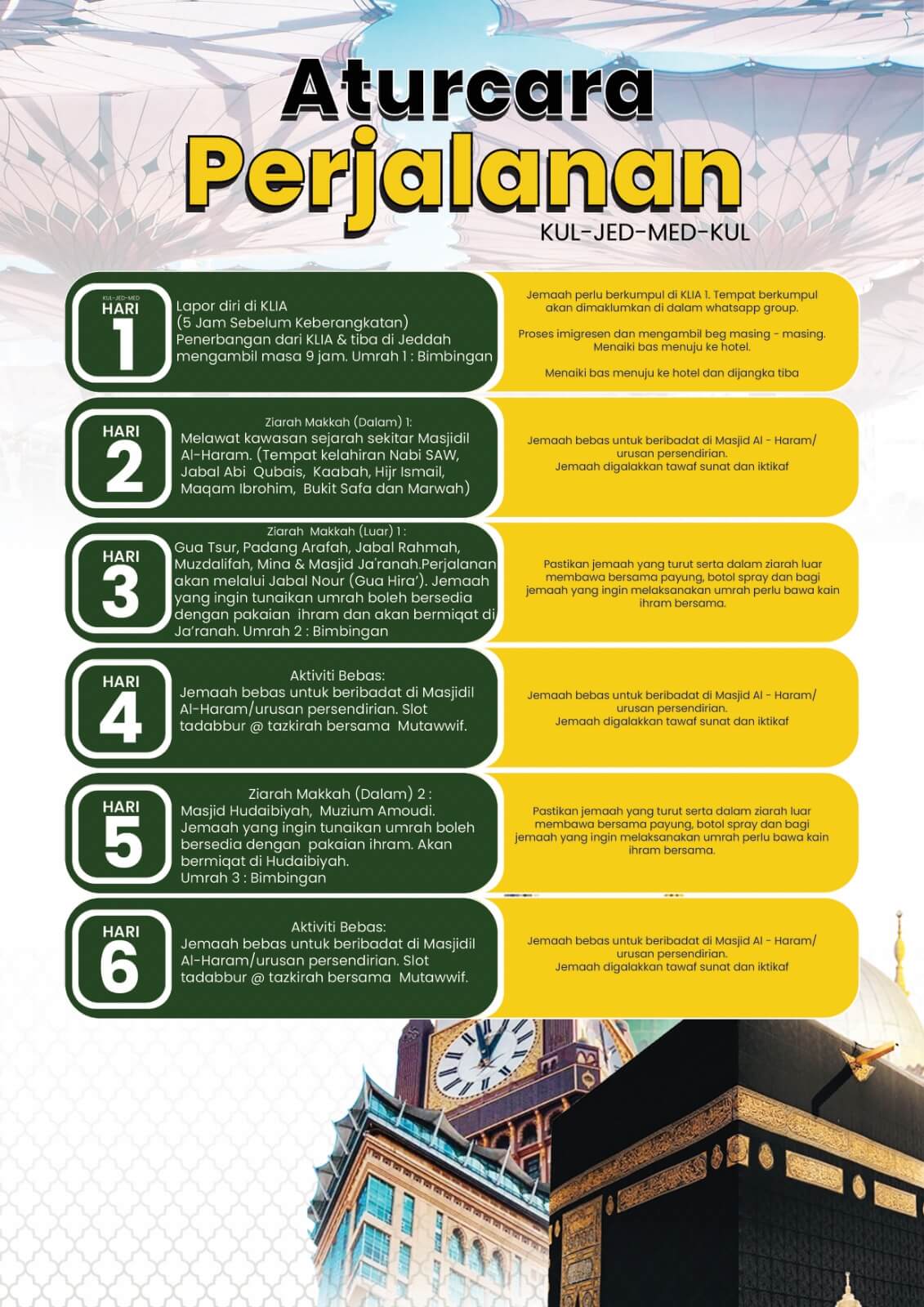 Umrah Menara Jam Premium + Taif 2026