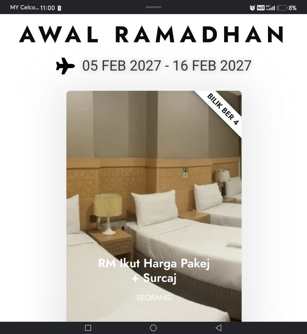 Pakej Awal Ramadhan