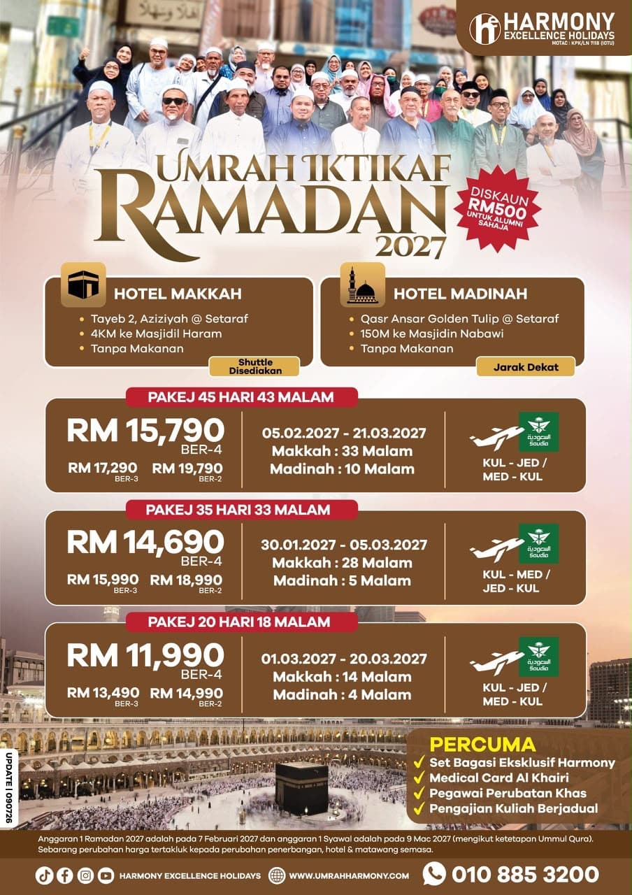 Umrah Iktikaf Ramadan 2027